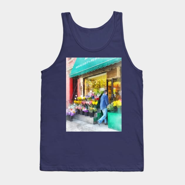 Hoboken NJ - Neighborhood Flower Shop Tank Top by SusanSavad